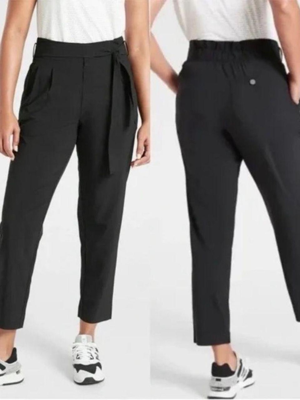 Athleta Skyline Pant II Black Stretch Trousers
